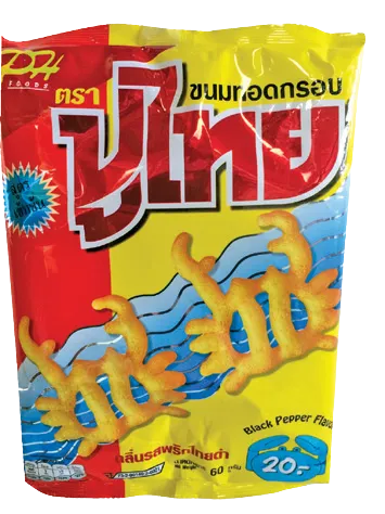Pu Thai Crispy Snack Black Pepper Flavour 18 x 60 gm