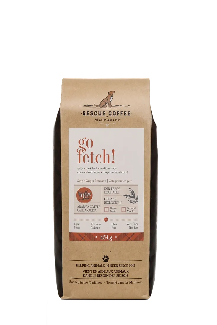 Rescue Coffee Co. Go Fetch (Medium-Dark) Whole Bean Coffee