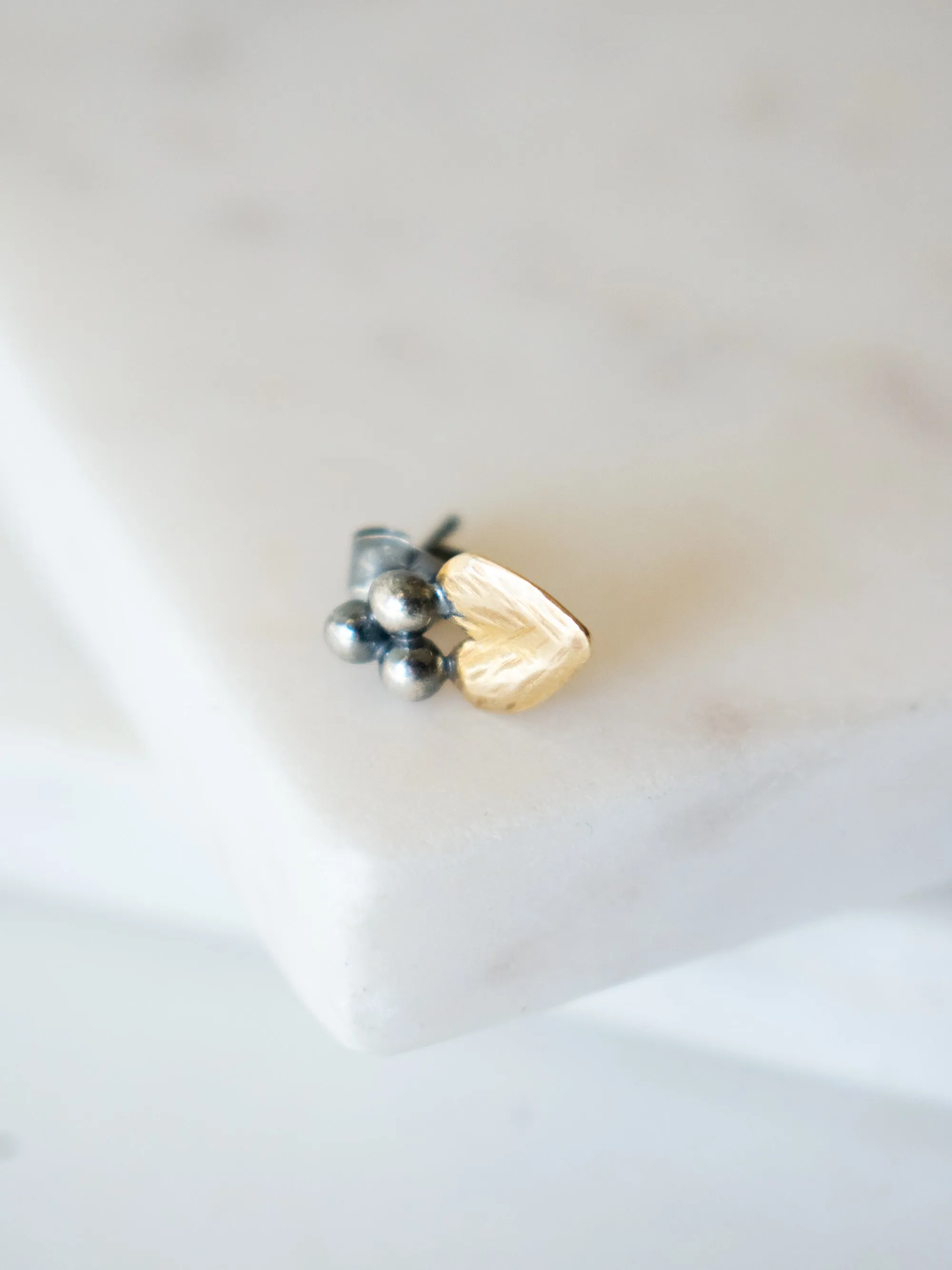 Sacred Heart Stud Earring