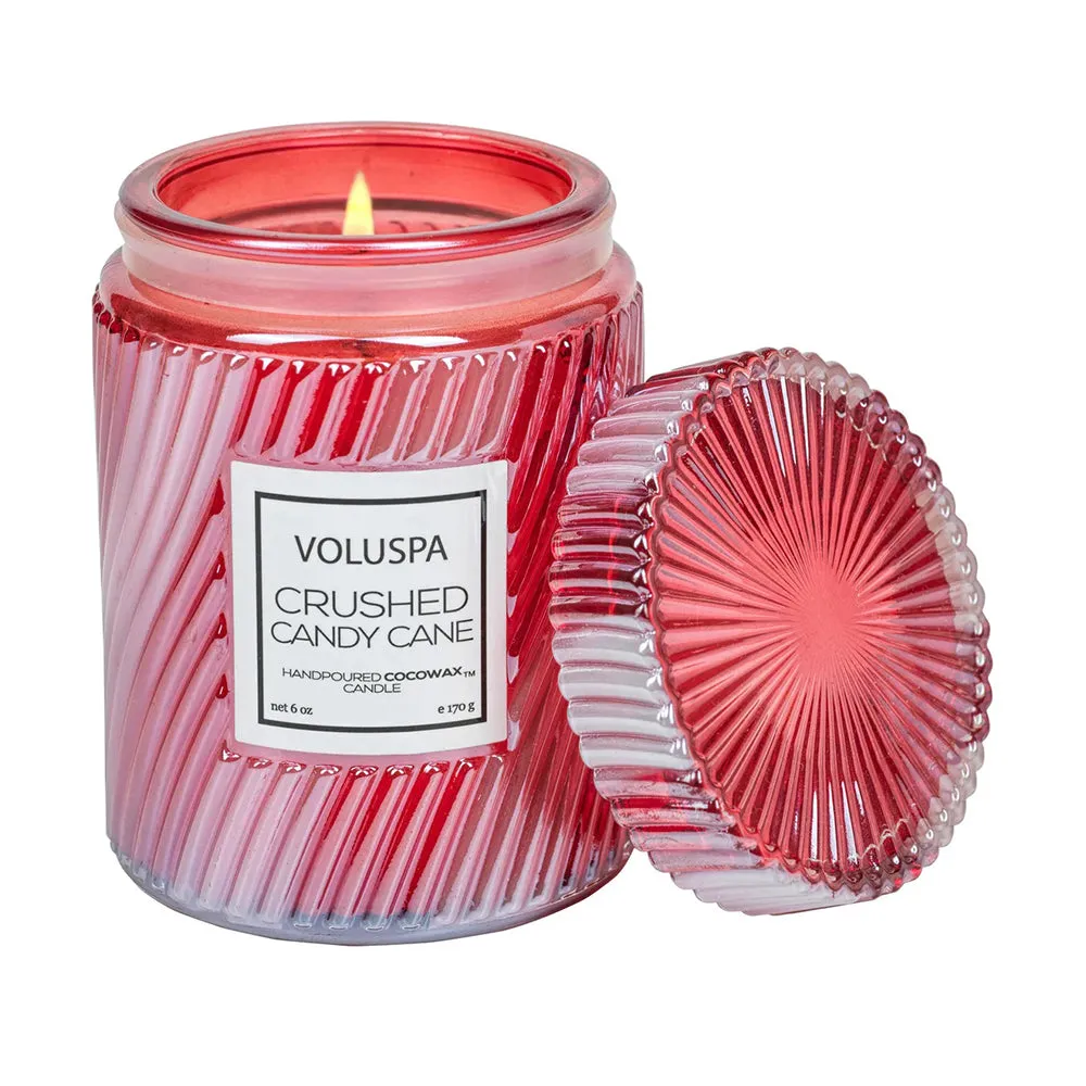 Small Jar Candle (Crushed Candy Cane)
