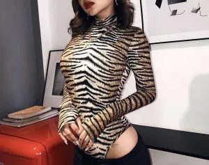 TATI TIGER PRINT BODYSUIT