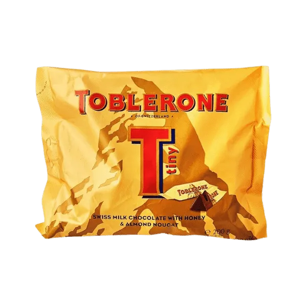 TOBLERONE TINY CHOCOLATE POUCH 200GM