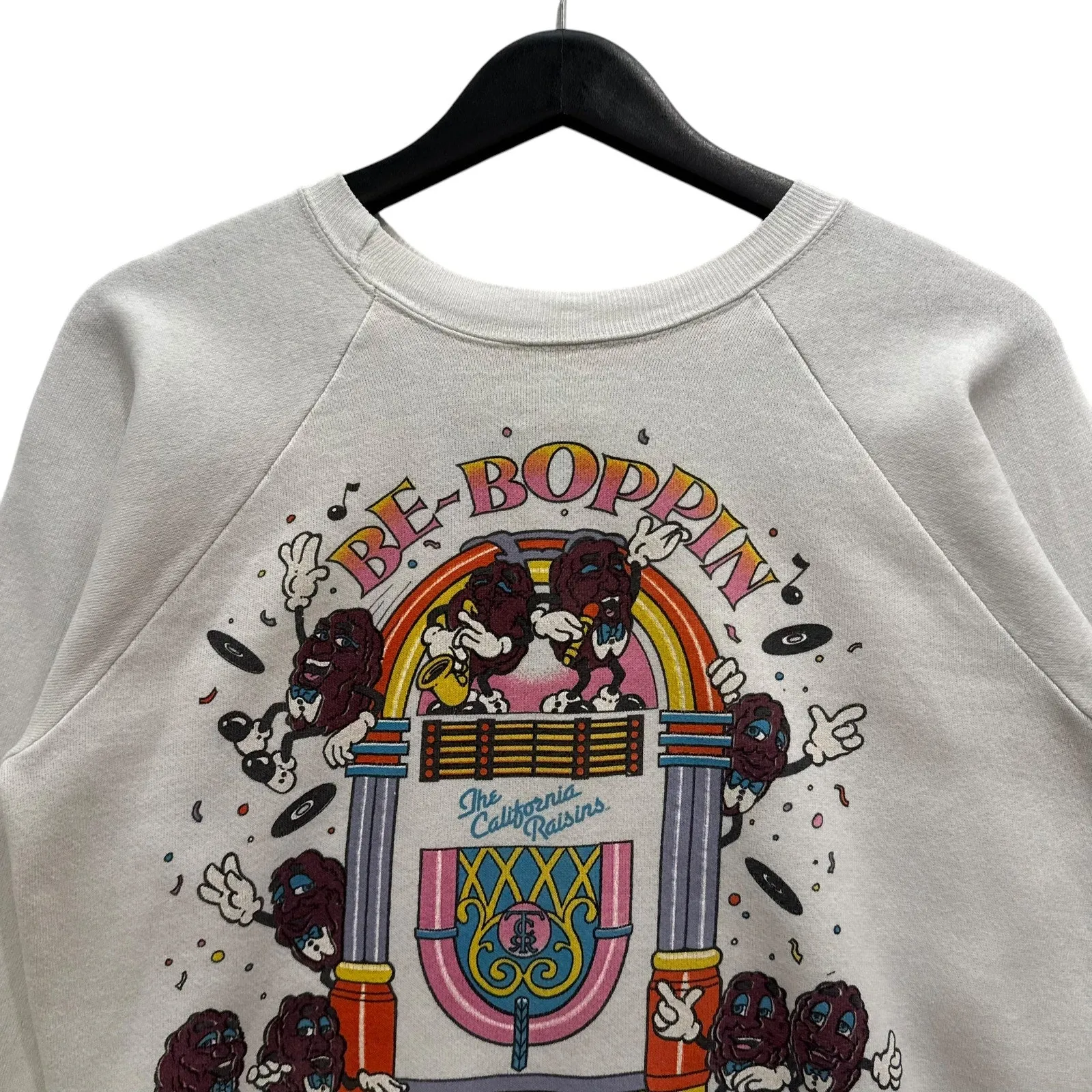 Vintage California Raisins Jukebox Quote Crewneck