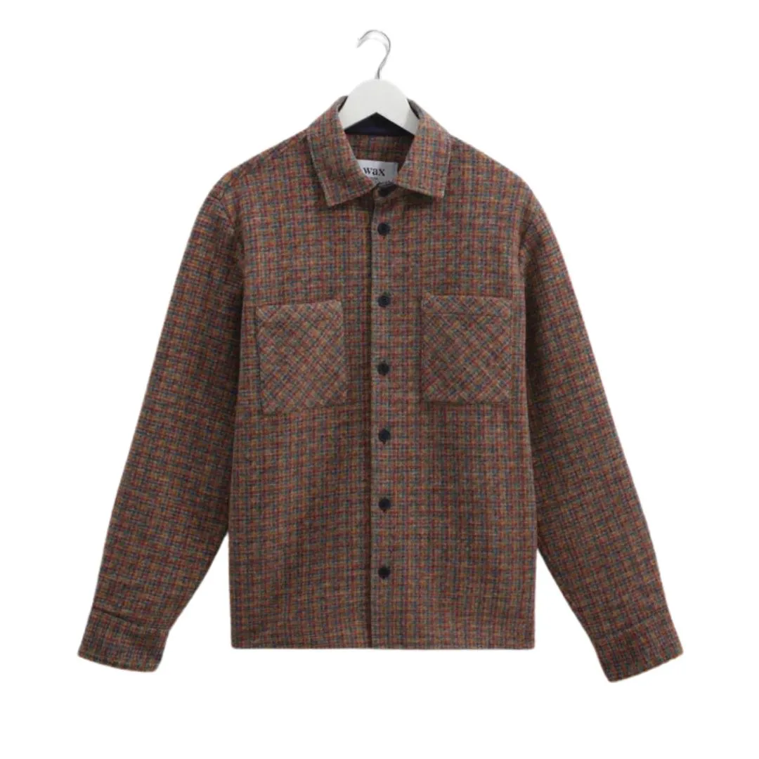 Whiting Overshirt Mini Check Fleece (Multi)