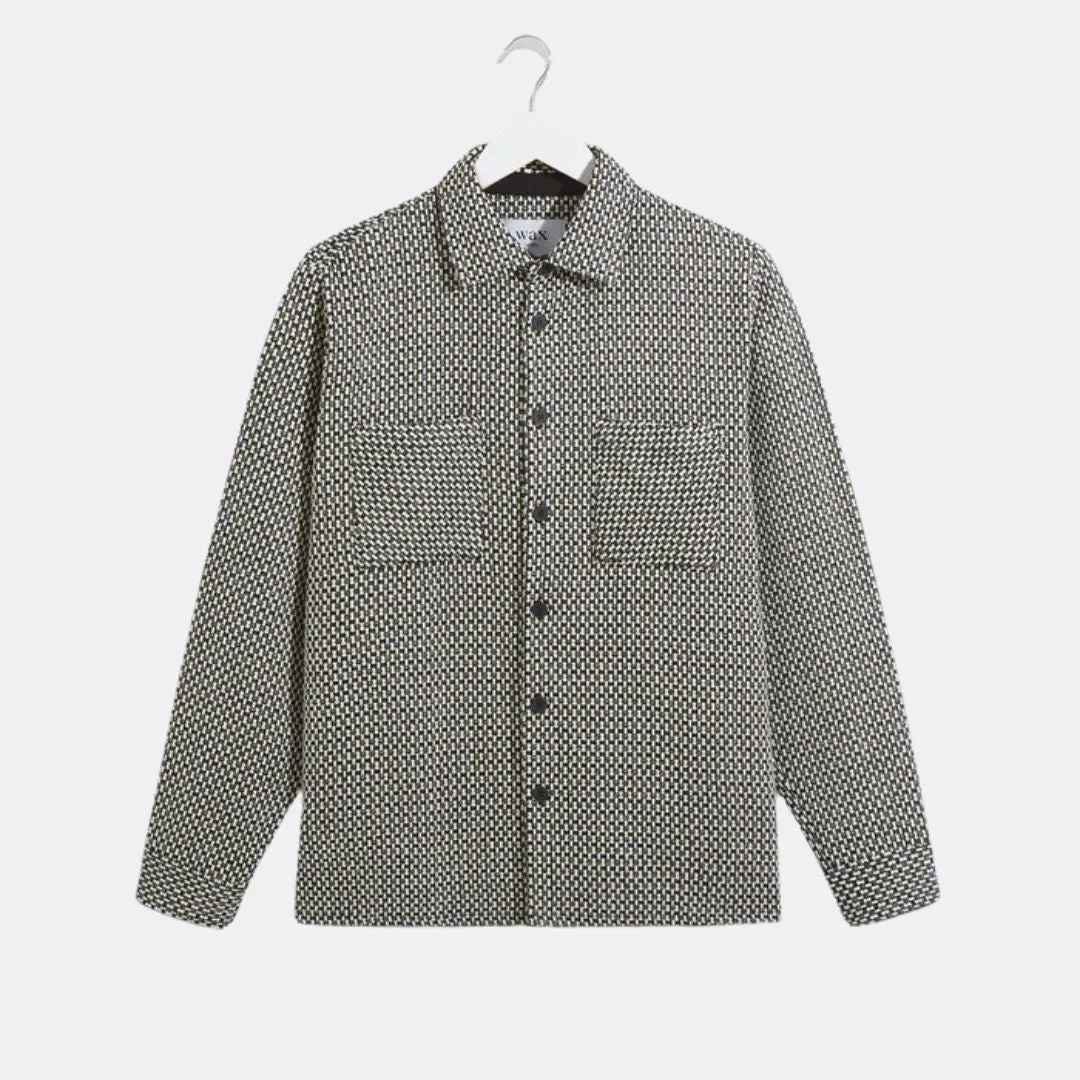 Whiting Overshirt Stepney (Black   Ecru)