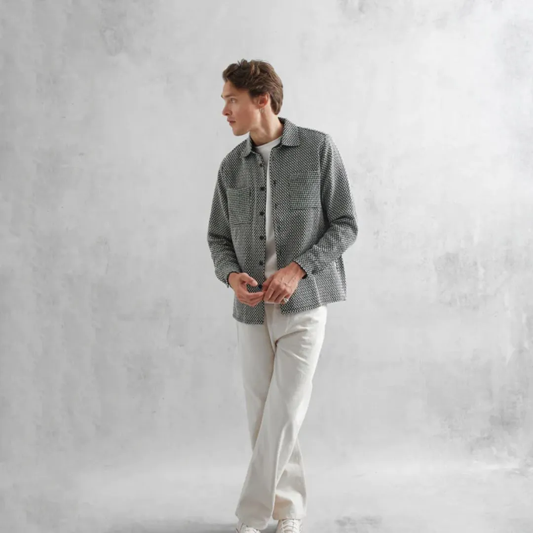 Whiting Overshirt Stepney (Black   Ecru)